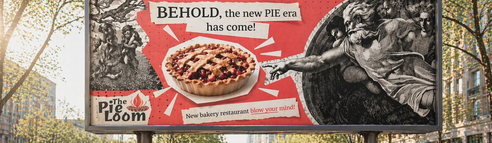 PieLoom pie shop main project visual
